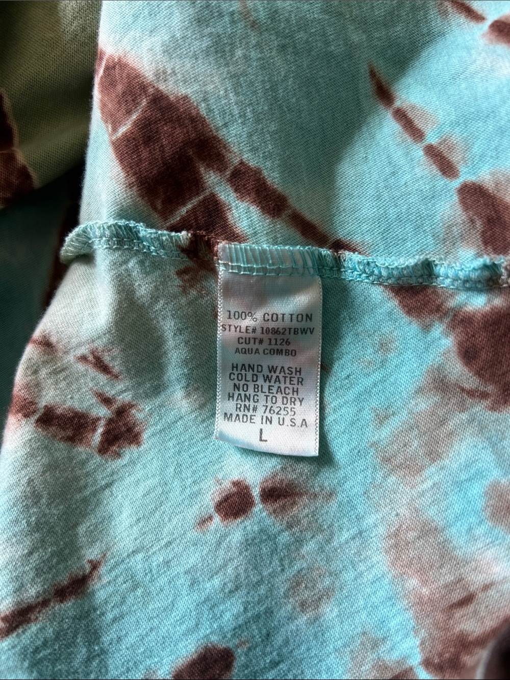 Y2K Tie Dye Maxi Skirt Tryst - Picture 6 of 6